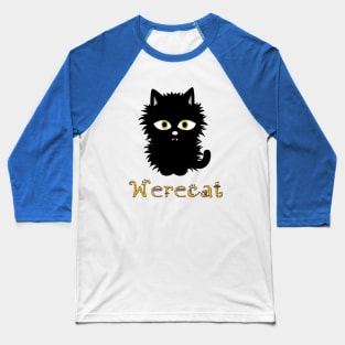 Werecat Baseball T-Shirt